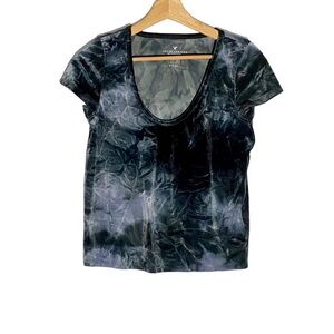 American Eagle Outfitters Tie-Dye Velvet/Velour T-Shirt
